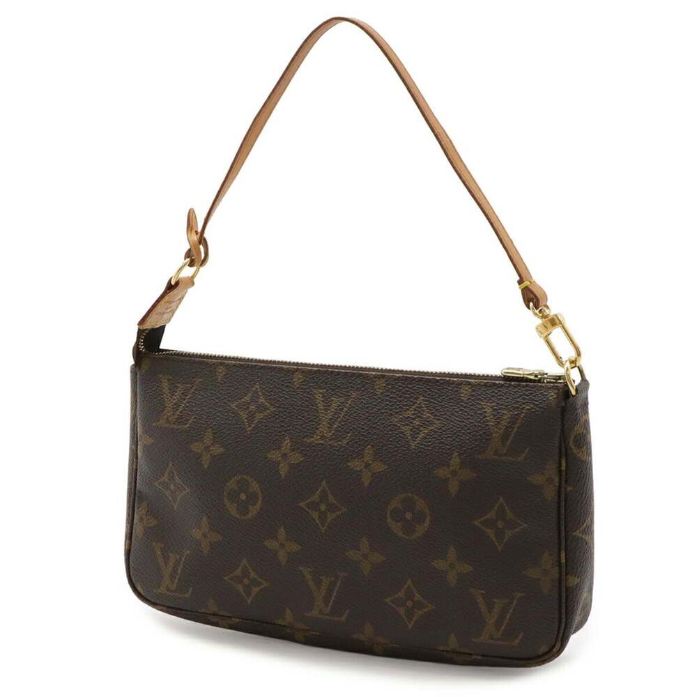 LOUIS VUITTON Brown Monogram Pochette Pouch - Picture 3 of 9